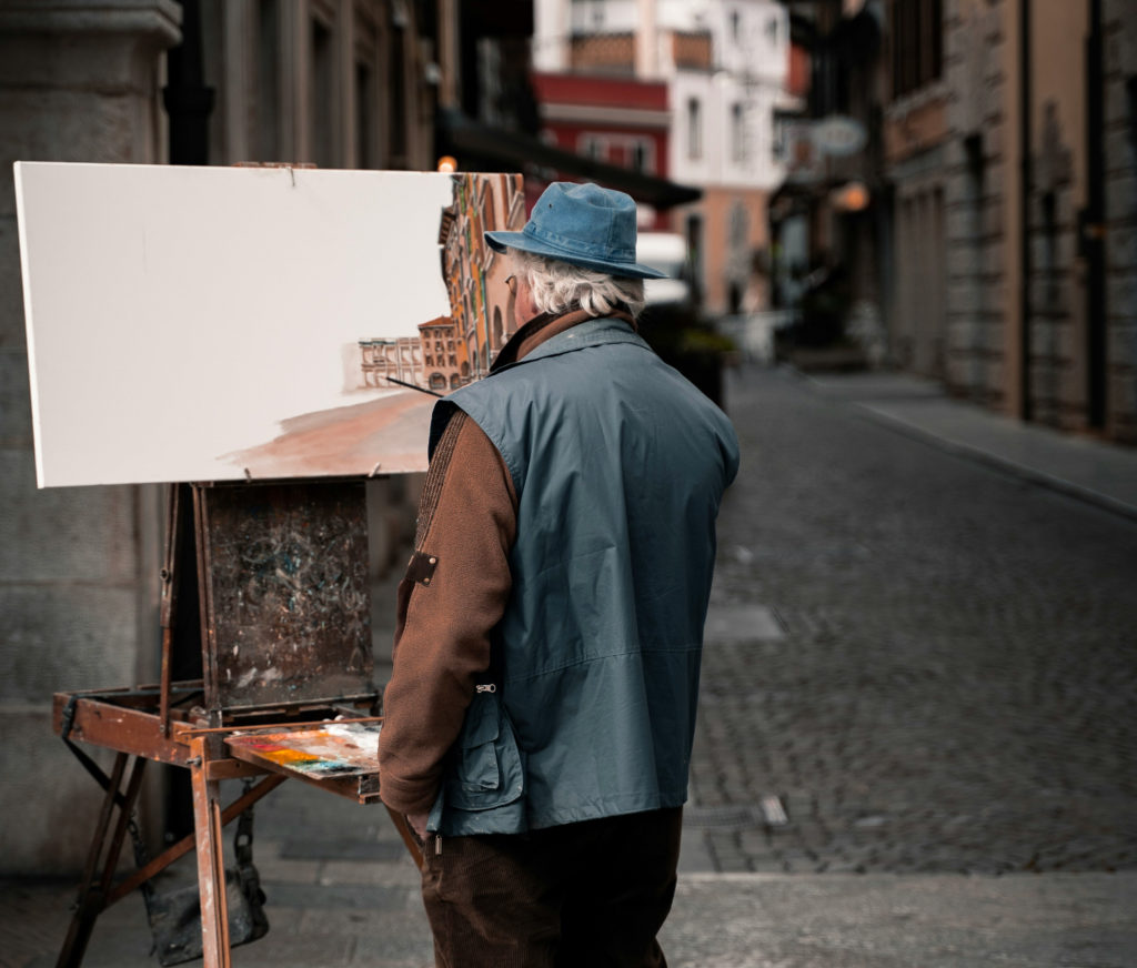 Le lin sert de support au toile pour la peinture