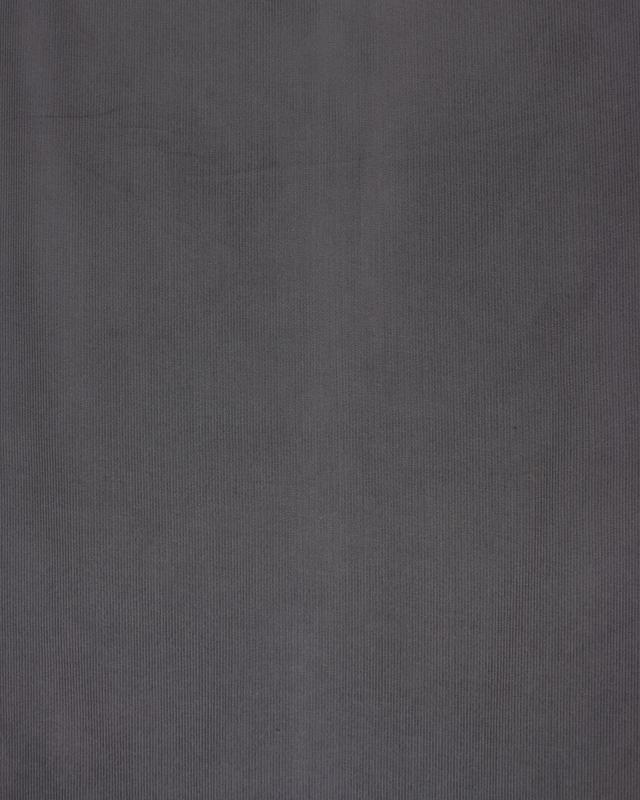 Plain Fine Corduroy Dark Grey - Tissushop