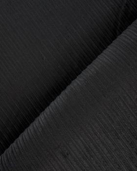 Irregular Fun Corduroy Plain Fabric Black - Tissushop