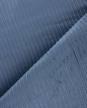 Irregular Fun Corduroy Plain Fabric Blue Jeans - Tissushop