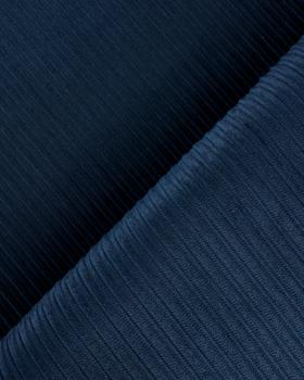 Irregular Fun Corduroy Plain Fabric Navy Blue - Tissushop