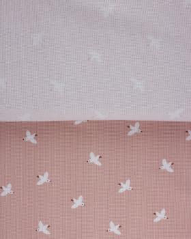 Knitted Wafle seagull Powder Pink - Tissushop