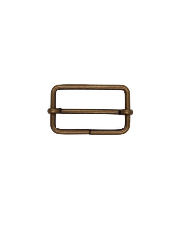 Adjustment buckle 30 mm Old Gold - Tissushop