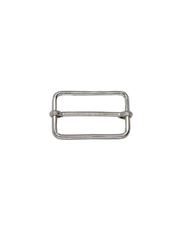 Adjustment buckle 30 mm Silver - Tissushop