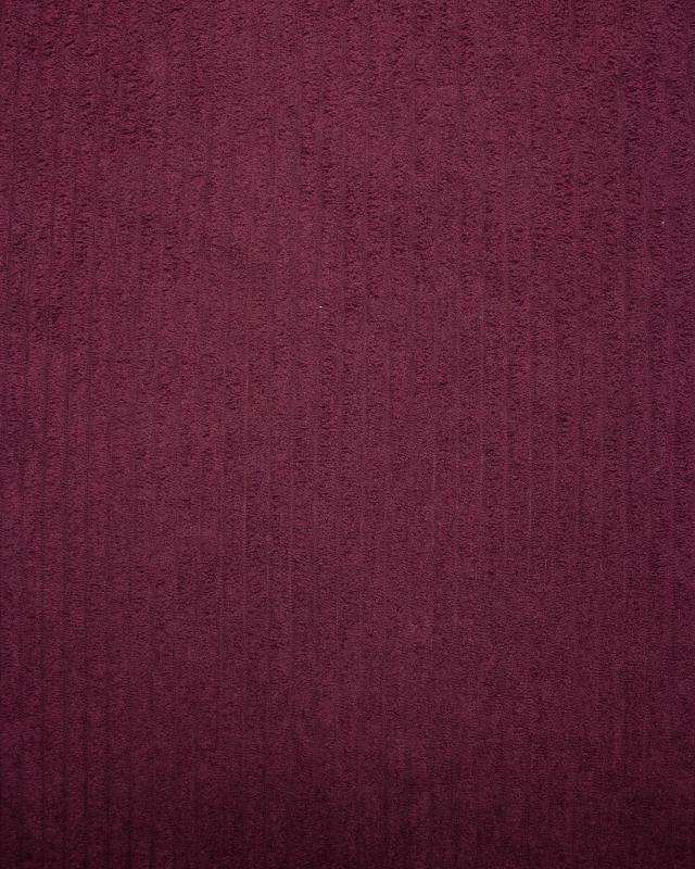 Teddy big strip two faces Burgundy - Tissushop