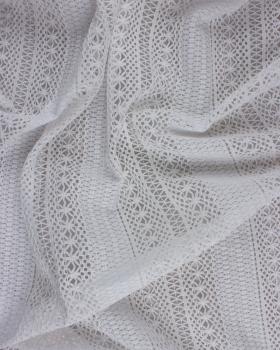 Tissu Mesh Lace White - Tissushop