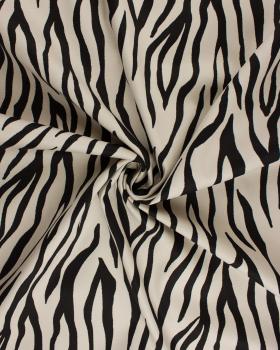Gabardine Strech Zebra Imitation Beige - Tissushop