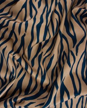 Gabardine Strech Zebra Imitation Camel - Tissushop