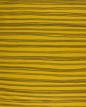 Fleece Sweater Stripes Mustard - Tissushop