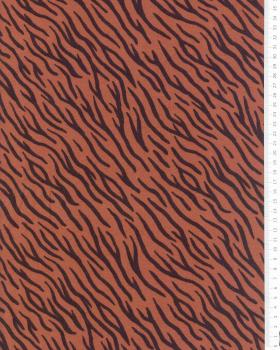 Fleece Sweater Zebra Print Brown - Tissushop