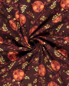 Magical Christmas Cotton Poplin Bordeaux - Tissushop