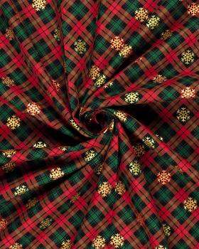 Christmas Tartan Flannel Red - Tissushop