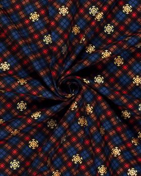 Christmas Tartan Flannel Blue - Tissushop