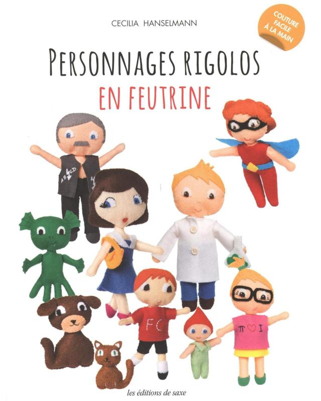 Personnages rigolos en feutrine - Tissushop