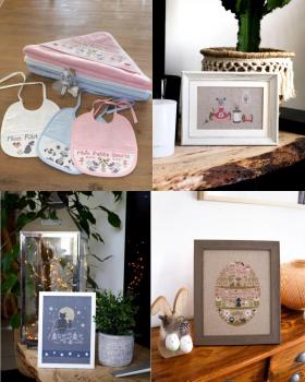 Cats and mouse in cross stitch - Tissushop