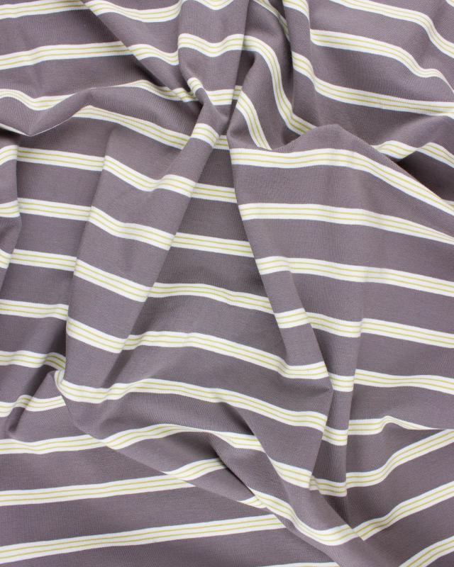 Striped jersey Grey - Tissushop