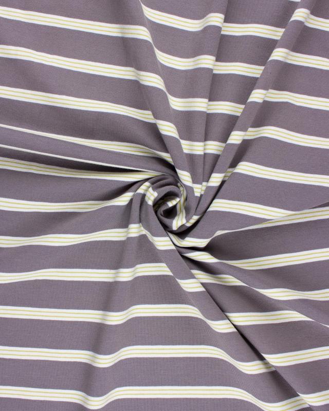 Striped jersey Grey - Tissushop