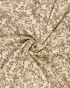 Jersey Foliage Beige - Tissushop