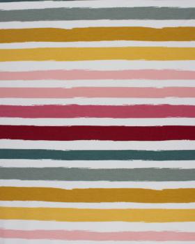 Jersey French Terry Degradees stripes Multicolor - Tissushop