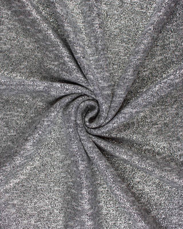 Jersey French Terry Glitter Silvery - Tissushop