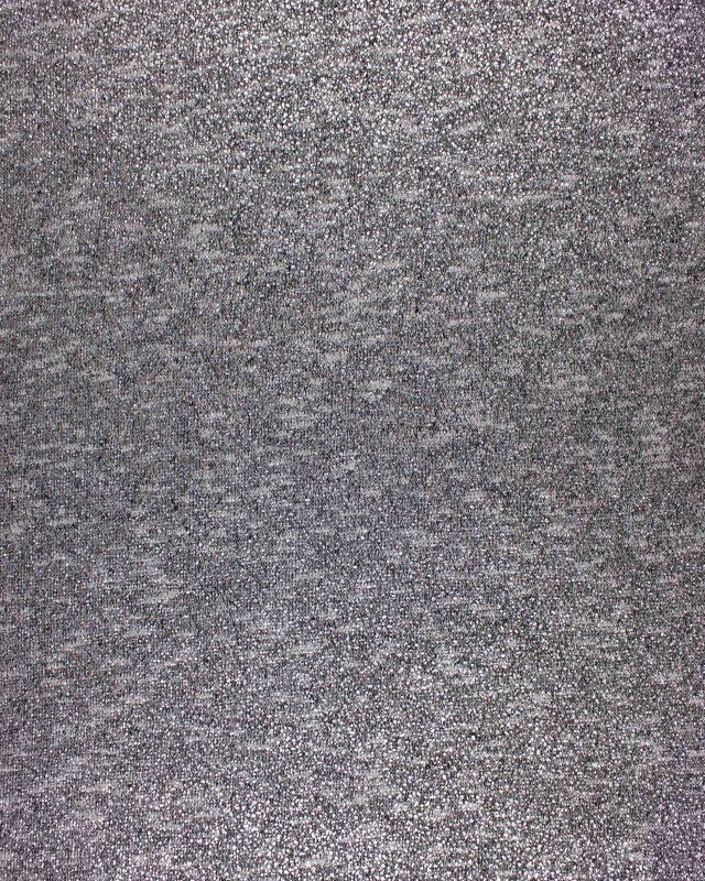 Jersey French Terry Glitter Silvery - Tissushop