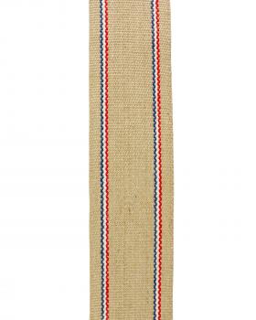 Jute Webbing Ulphostery CS 811 Twin Tricolor stripe 85 mm - Tissushop