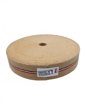 Jute Webbing Ulphostery CS 811 Tricolor stripe 85 mm - Tissushop