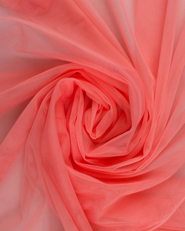 Plain Soft Tulle Coral - Tissushop