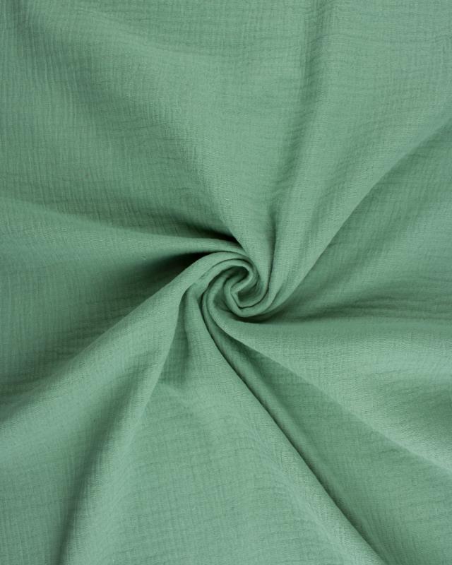 Muslin Cotton Eucalyptus Green - Tissushop