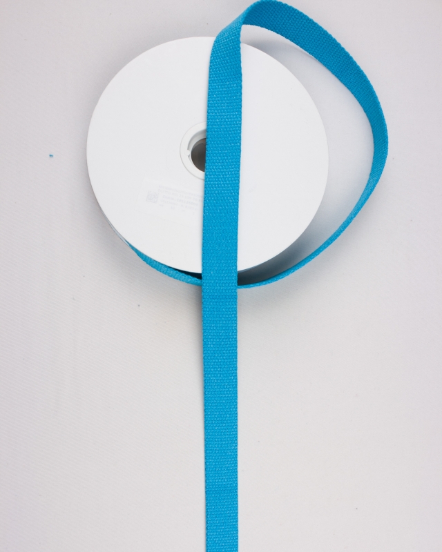 Sangle de Coton 25 mm Bleu Turquoise - Tissushop